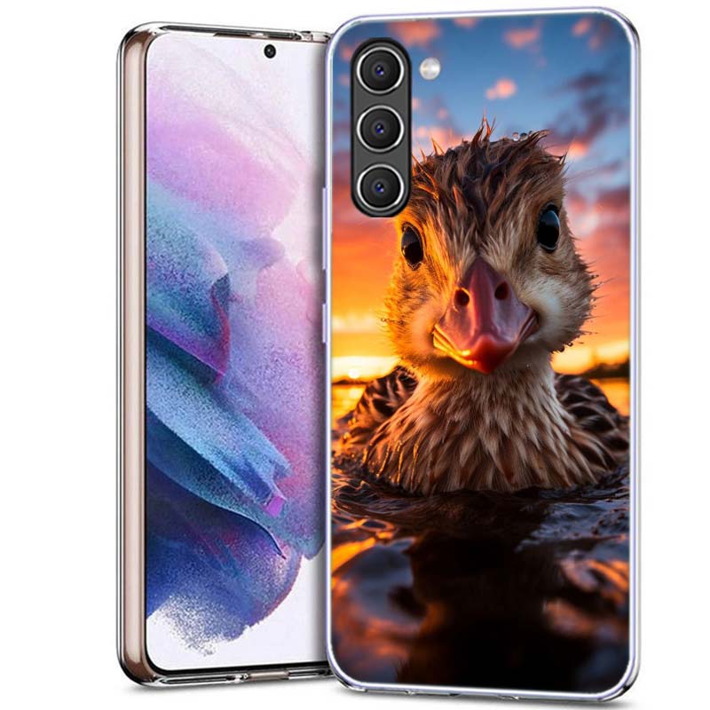 Yellow Duck Phone Case for Samsung A54 A14 A24 A34 A17 A37 A57 A55 A35 A25 A15 A13 A23 A33 A53 A07 A05S A04S A03 A73 Galaxy Note