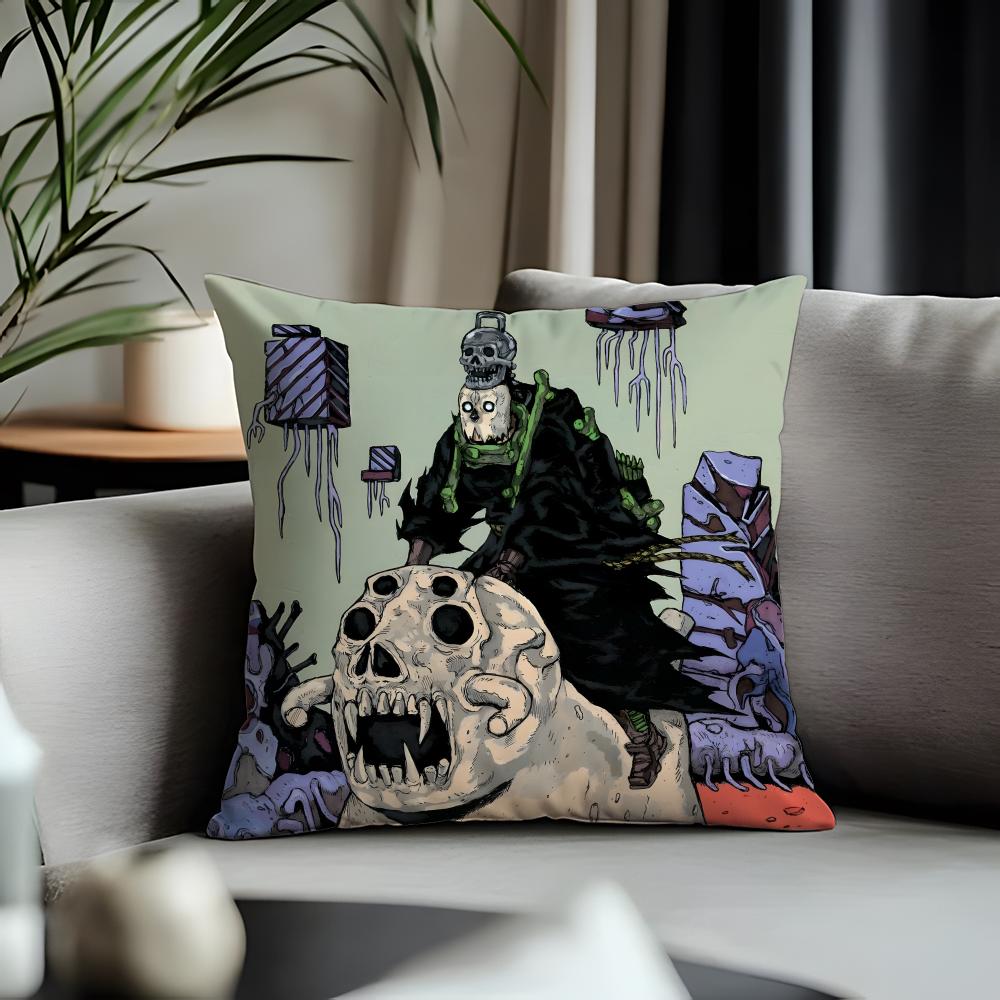 Trending DDai Darkied Cushion Cover Antidustmite Pillowcase Invisible Zipper Silky Short Plush Sofa Cushion Cover