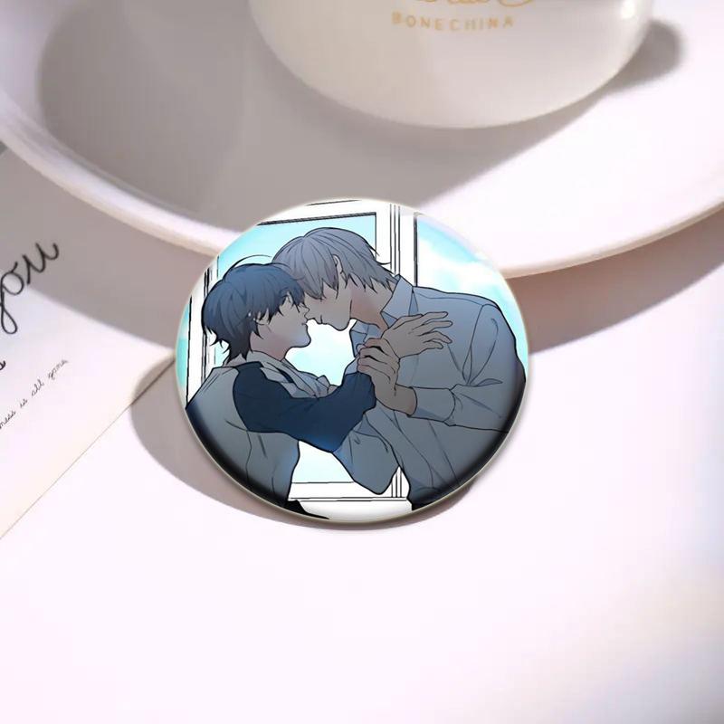 32/44/58mm BL Anime Förlorad i Molnet Knappnålar Tecknad Handgjord Brosch Badge Bröstnål för Ryggsäck Kläder Present Tillbehör