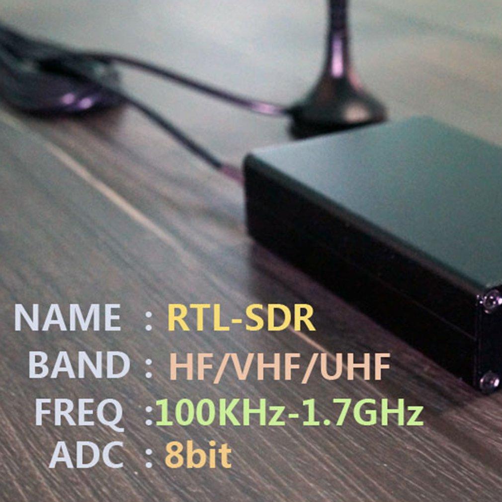 100KHz-1.7GHz UV RTL-SDR USB Tuner Empfänger Vollband RTL-SDR RTL2832U+R820T2 Radioempfänger Dropshipping Großhandel
