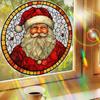 Weihnachtsspiegel-Aufkleber, Weihnachtsmann, Schneemann, Elch, Fensteraufkleber, Schneeflocke, Fensteraufkleber, Frohe Weihnachten, Frohes Neues Jahr 2025