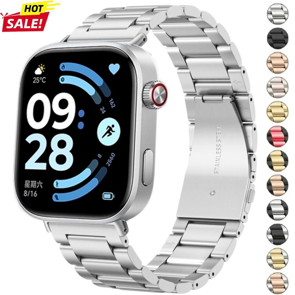 Nerezový řemínek Pro hodinky Redmi watch 6 5 4 pásek Chytré hodinky náramek kovový článkový náramek pro xiaomi mi band 8/9 pro řemínky