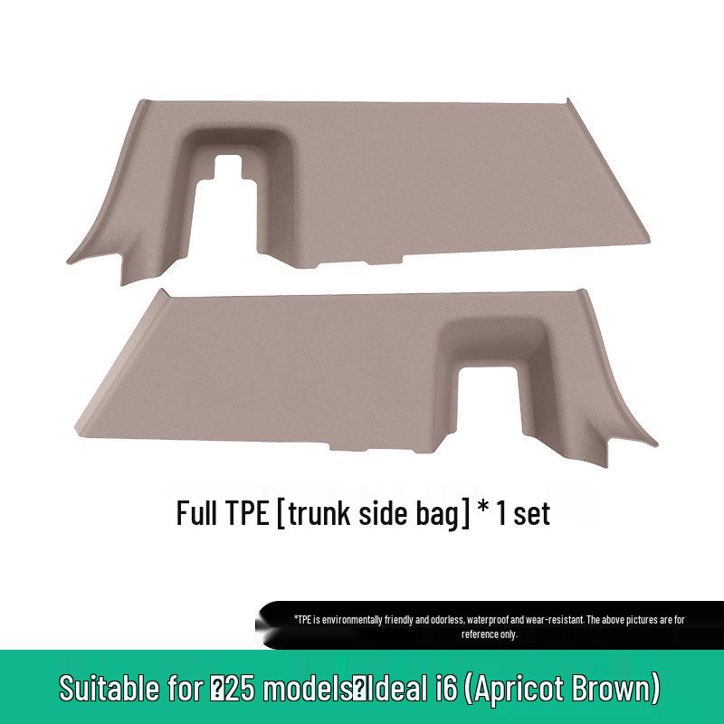 Compatible TPE Car and Trunk Floor Mats for 25 Ideal i6 Models - All-Weather Protection
