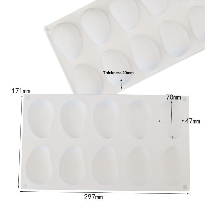 6/12/24 Holes Banana Mango Design Mousse Silicone Mousse Mold 3D Fruit Dessert Chocolate Mold DIY Cake Decorating Tools Bakeware