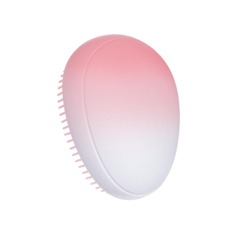 1 Adet Mini Dolaşık Açıcı Saç Fırçası Gradyan Yumurta Yuvarlak Şekil Dolaşık Saç Fırçaları Yumuşak Saç Fırçası Salon Kendin Yap Saç Şekillendirme Aletleri