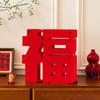 3D Chinese Horse Year Desktop Ornament DIY Traditional Zodiac Horse Figurines Blessing Handmade New Year Lucky Decoration