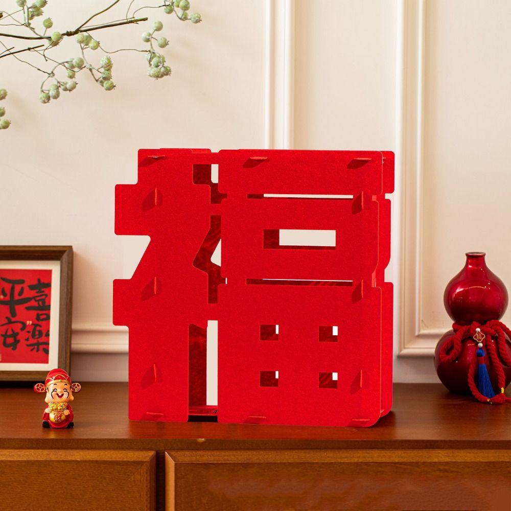 3D Chinese Horse Year Desktop Ornament DIY Traditional Zodiac Horse Figurines Blessing Handmade New Year Lucky Decoration