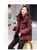 Women’s Short Hooded Windproof Thicken Warm Winter Jacket With Adjustable Hem