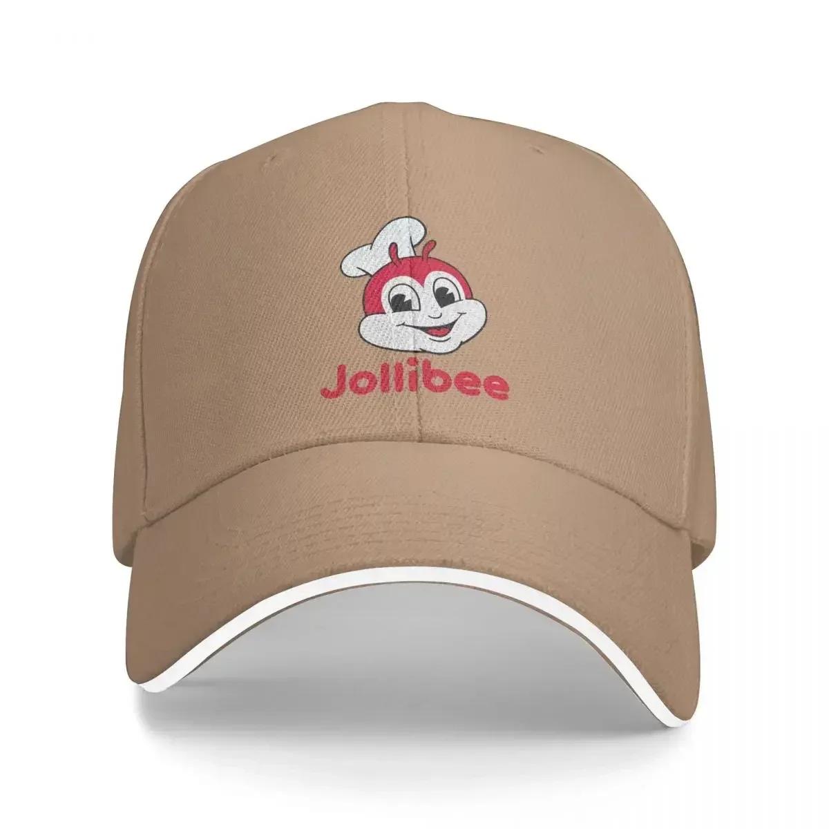 Defunct Jollibee Burger Restaurant Mascot Bee And With A Little Distresed Texture Cap Casual Baseball Caps Hat Baseball Hats One Size