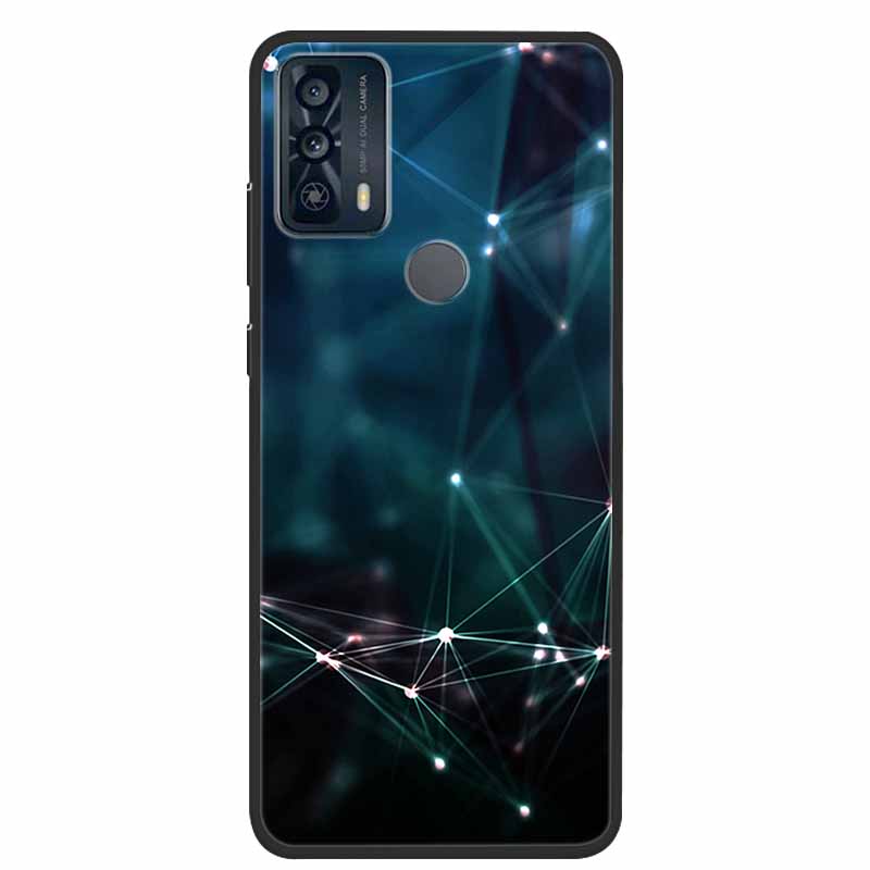 For TCL 20Y 20E Case Luxury Soft Silicone TPU Back Cover For TCL 20Y 20B Phone Cases TCL20Y 20 Y TCL20E Cute 6125F Funda Cartoon