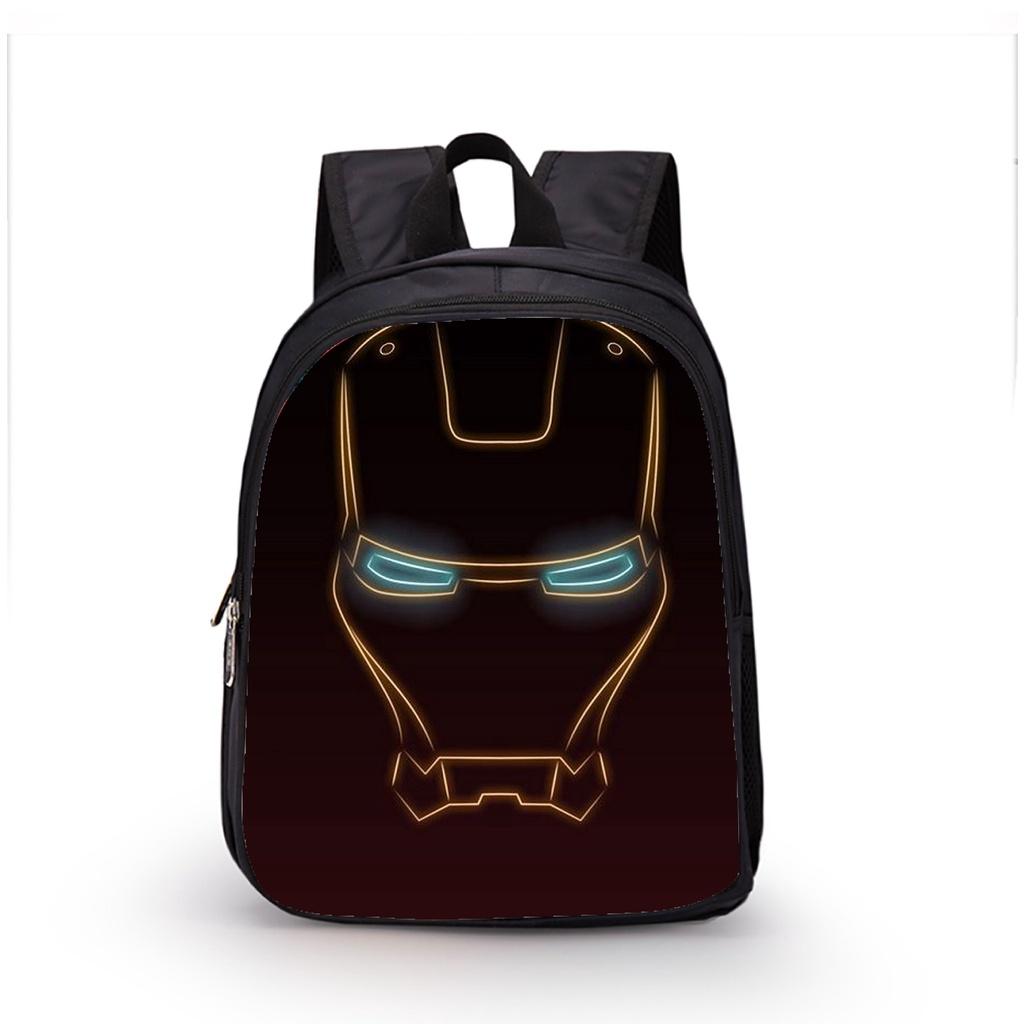 Marvel Iron Man Waterproof Backpack Large Capacity Schoolbag For Kids