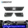 For Skoda Octavia Car Dashboard Front Left Right Central AC Vent Grille Outlet Panel Cover 2015- 5E0820951C 5E0820951D