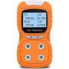 Portable Gas Detector, Gas Clip 4 Gas Monitor Meter Tester Analyzer, Rechargeable LCD Display Sound Light Shock Air Quality Tester, 2 Year