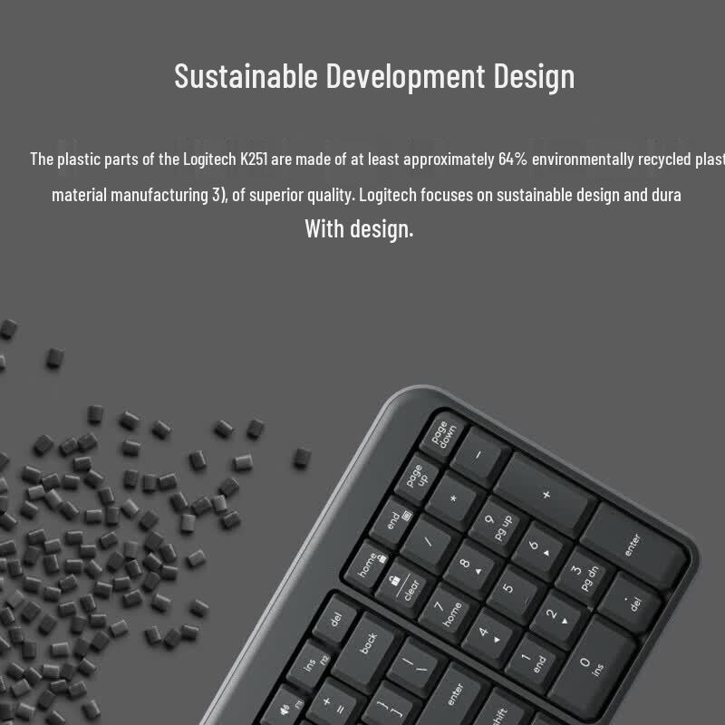 Logitech G K251 Wireless Bluetooth 99-Key Compact Keyboard