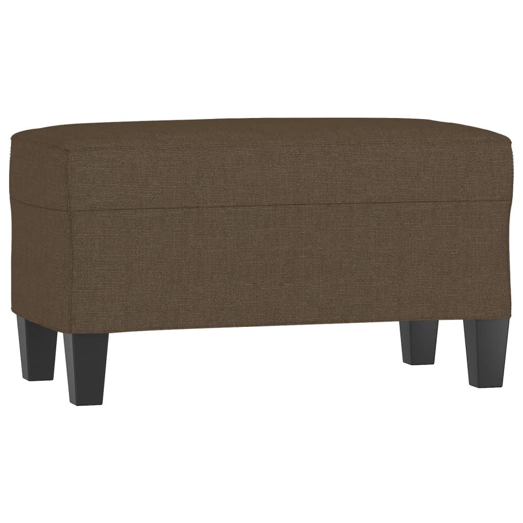 Brown Bench 70x35x41 Cm Fabric