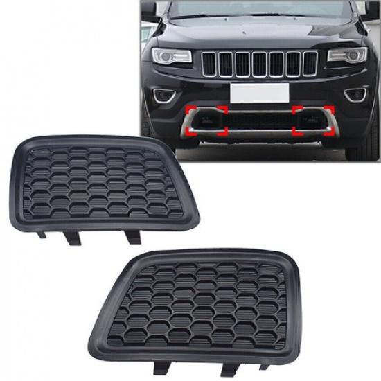 1Pair Side Lower Grille Tow Hook Insert For Jeep Grand Cherokee 2014-2016 2015