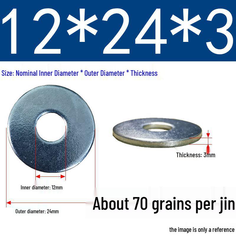 Galvanized Oversized Metal Washers M3-M60