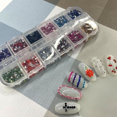 JPAR Resin Art Nail Art Decoration Parts Set Mix Cubic