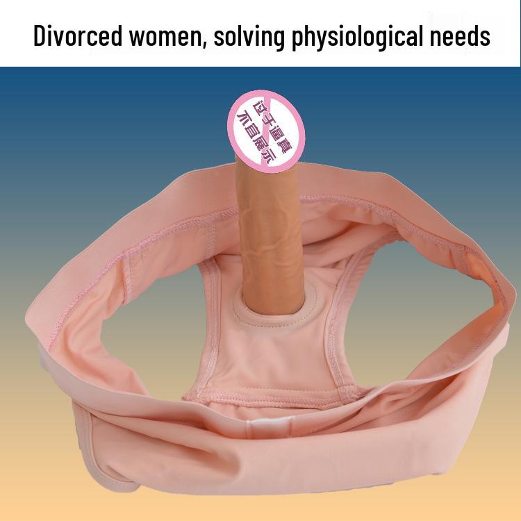 Moteriškos nešiojamos itin didelės vibratorinės kelnaitės-dildės, skirtos diskretiškam naudojimui lauke