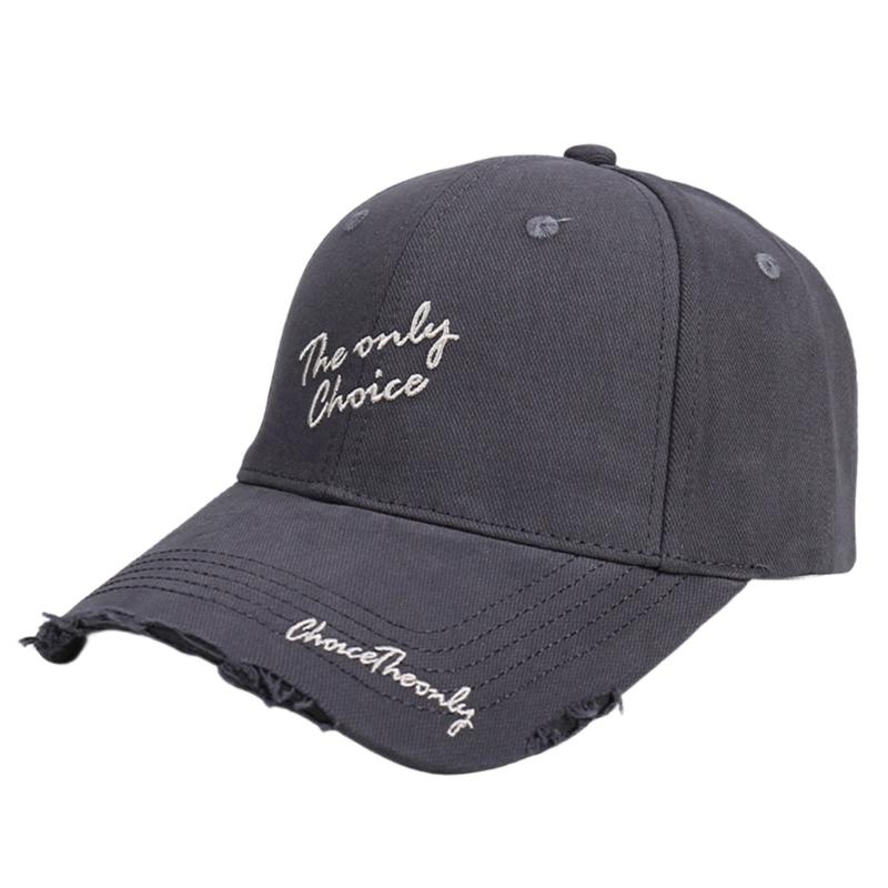 Adjustable Cotton Baseball Cap With Embroidery Letter Design For Men And Women Sun Protections Outdoor Activity