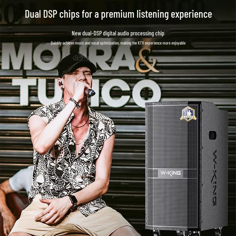 W-King K20Pro 360W Portable Bluetooth Speaker with Dual Mics