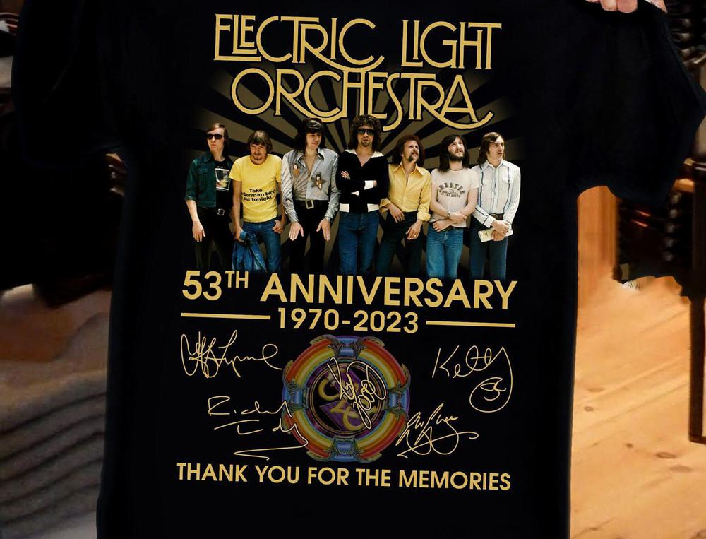 

ELECTRIC LIGHT ORCHESTRA Tour T Shirt Unisex Full Size S to 5XL Unisex T-Shirt XXL