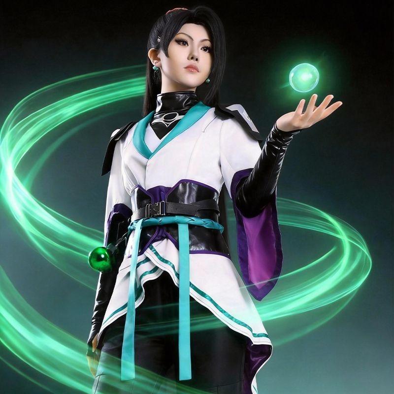 Anime Sage Cosplay Costume Wig Game VALORANT Sage Costume Wig