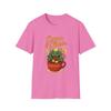 Unisex Softstyle T-Shirt Cocoa and Chaos Funny Monster Candy Cane Christmas