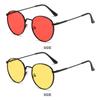 Stylowe Okrągłe Okulary Przeciwsłoneczne Vintage Metalowa Oprawka Ochrona UV Okulary Przeciwsłoneczne Letnie Akcesoria Streetwear dla Kobiet Mężczyzn