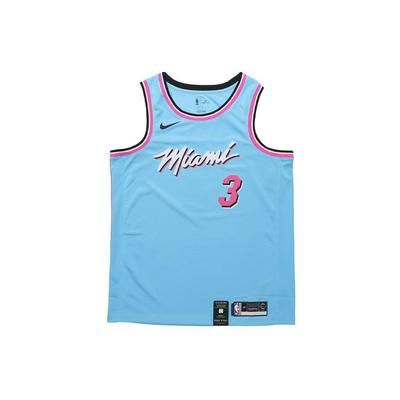 Miami Heat Dwyane Wade 3 City Edition Fan Jersey 2019-2020 Season Men Jersey Blue AV4650-425