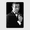 Sean Connery Bond 007 Metal Sign Club Home Club Bar Design Wall Decor Tin Sign Poster
