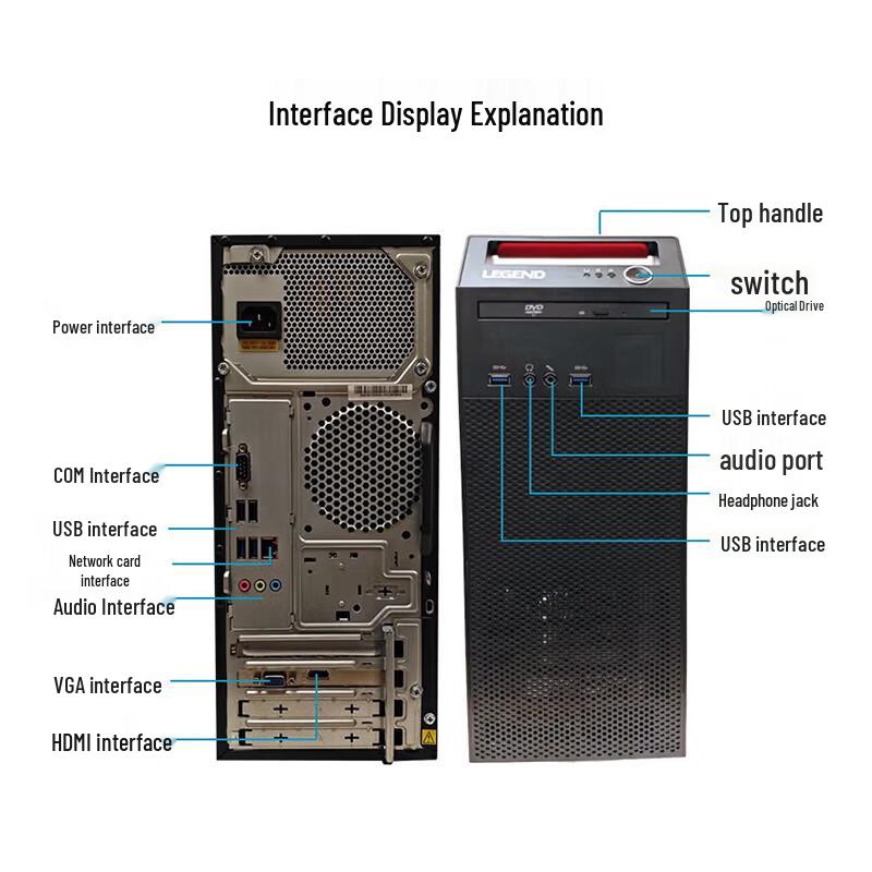 Lenovo Kaitian M740J Xinchuang Desktop PC (CN version)