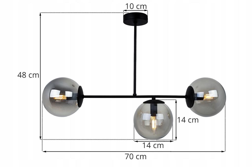 Modern Hanging Lamp Glass Balls Led Chandelier