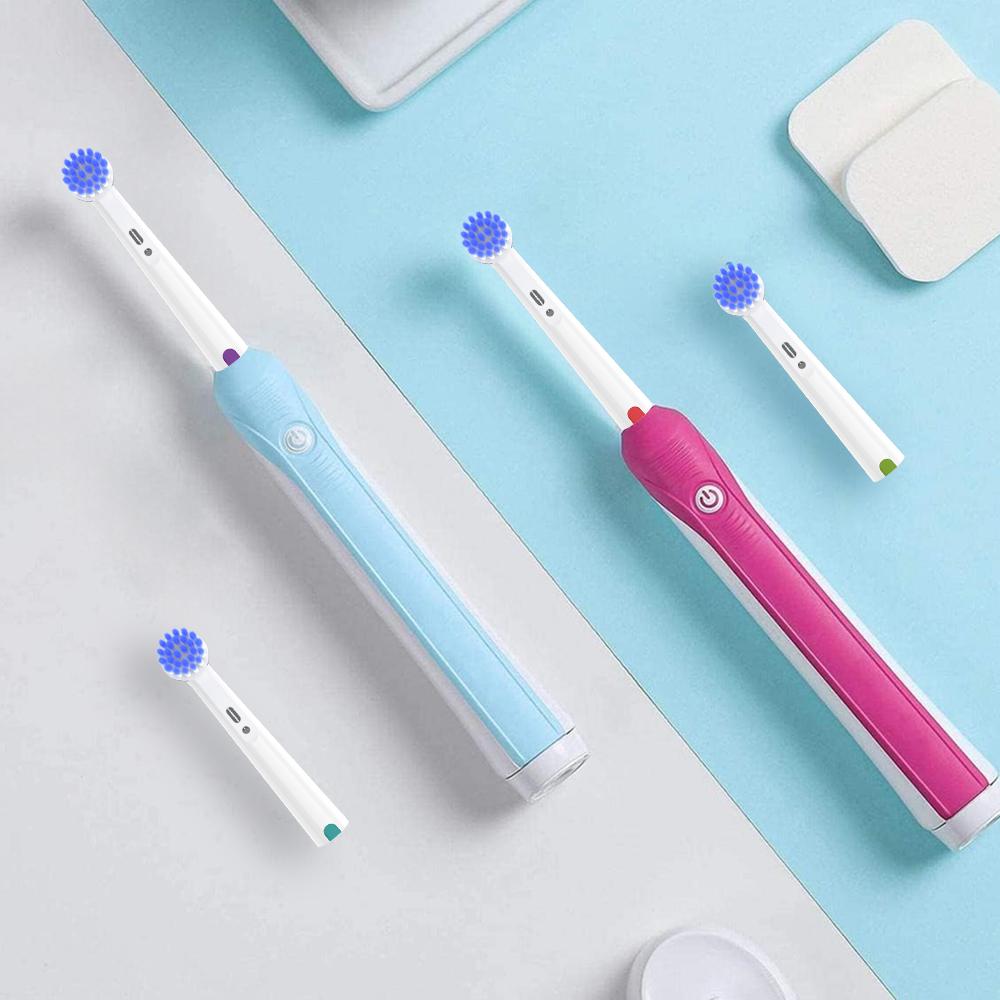 Compatible with Oral B Electric Toothbrush Replacement Toothbrush Brush Heads, Soft Toothbrush Head for OralB Sensitive Gum Care