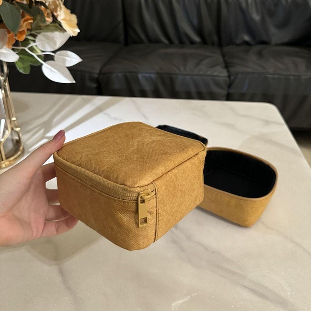 Waterproof Jewelry Box Stain-resistant Necklace Organizer Storage Ring Box Outdoors