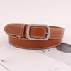 Retro Style Unisex Fashion Leather Belt With Metal Buckle Outdoor Casual Girdle