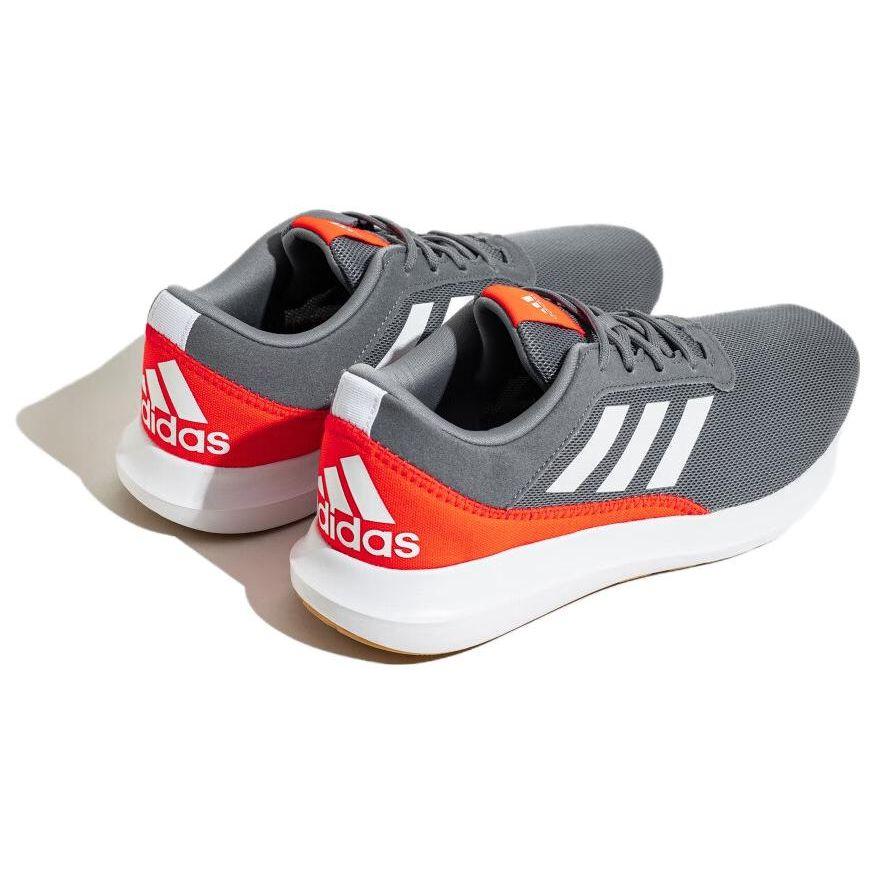 Adidas Coreracer Fabric Lace-Up Comfortable Breathable Shock Absorbing Durable Low-Top Casual Shoes Men Casual Shoes Gray IG6544