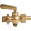 BSPP 1/8 1/4 3/8 1/2 3/4 Brass Two-way Cock Feamle Male Thread Cock  Valve Pressure Gauge Flexible Joint Welding Switch Marine