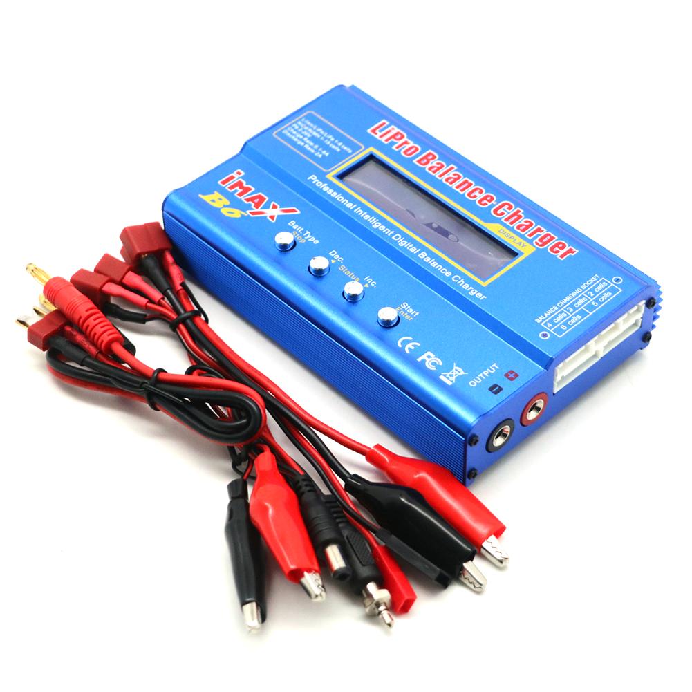 IMAX B6 80W Multi-function Professional Intelligent 1-6 Cells XT60 LiPo Battery Balance Charger for RC Quadcopter