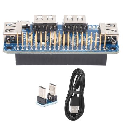 USB Expansion Board Module with Changeable Interface Hub Splitter for Raspberry Zero Zero W 3B+