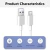 5A Fast Charging Cable USB Male To USB C Male Power Cable Cord for Tablets Phones Quick Charging Data Wire