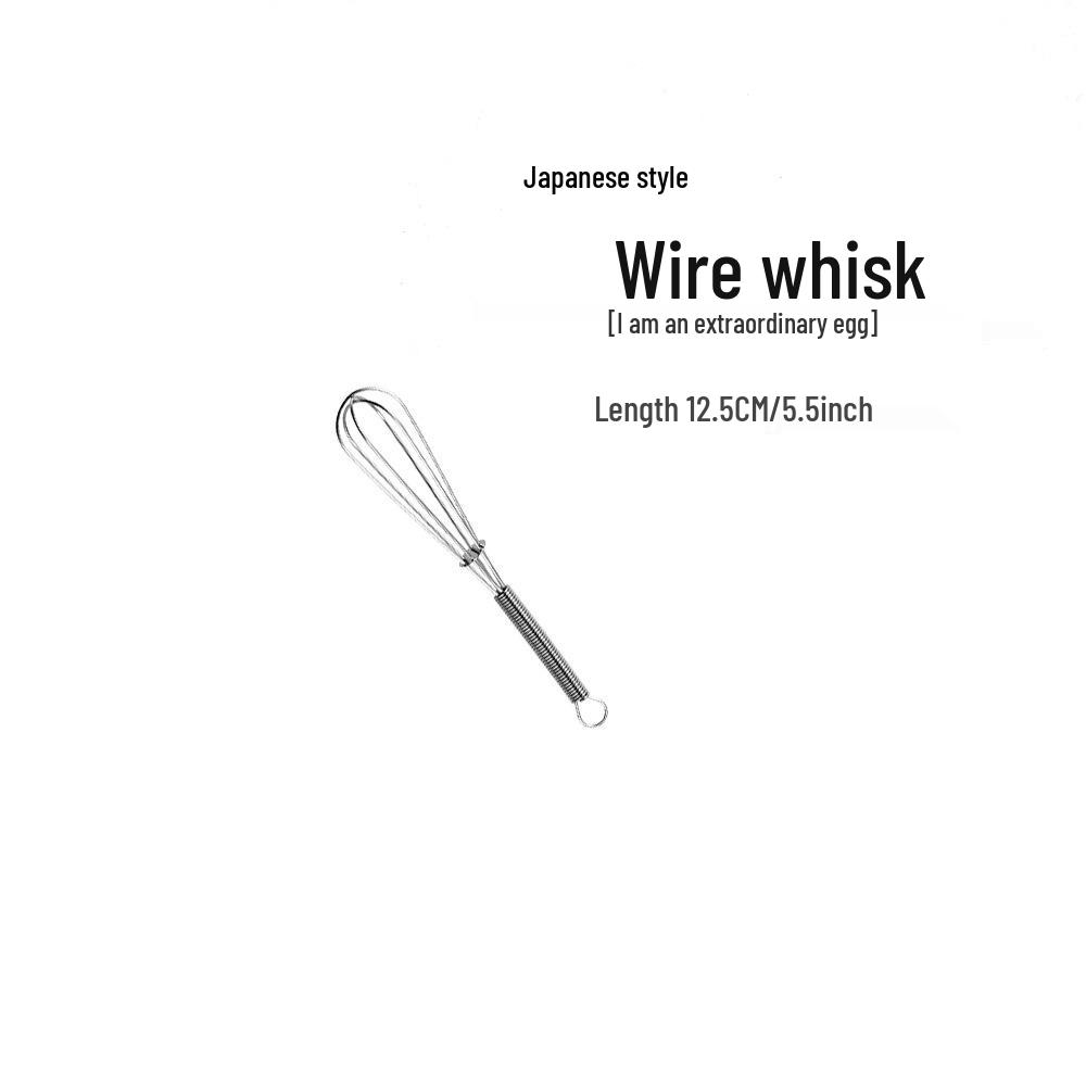Stainless Steel Manual Egg Whisk & Beater