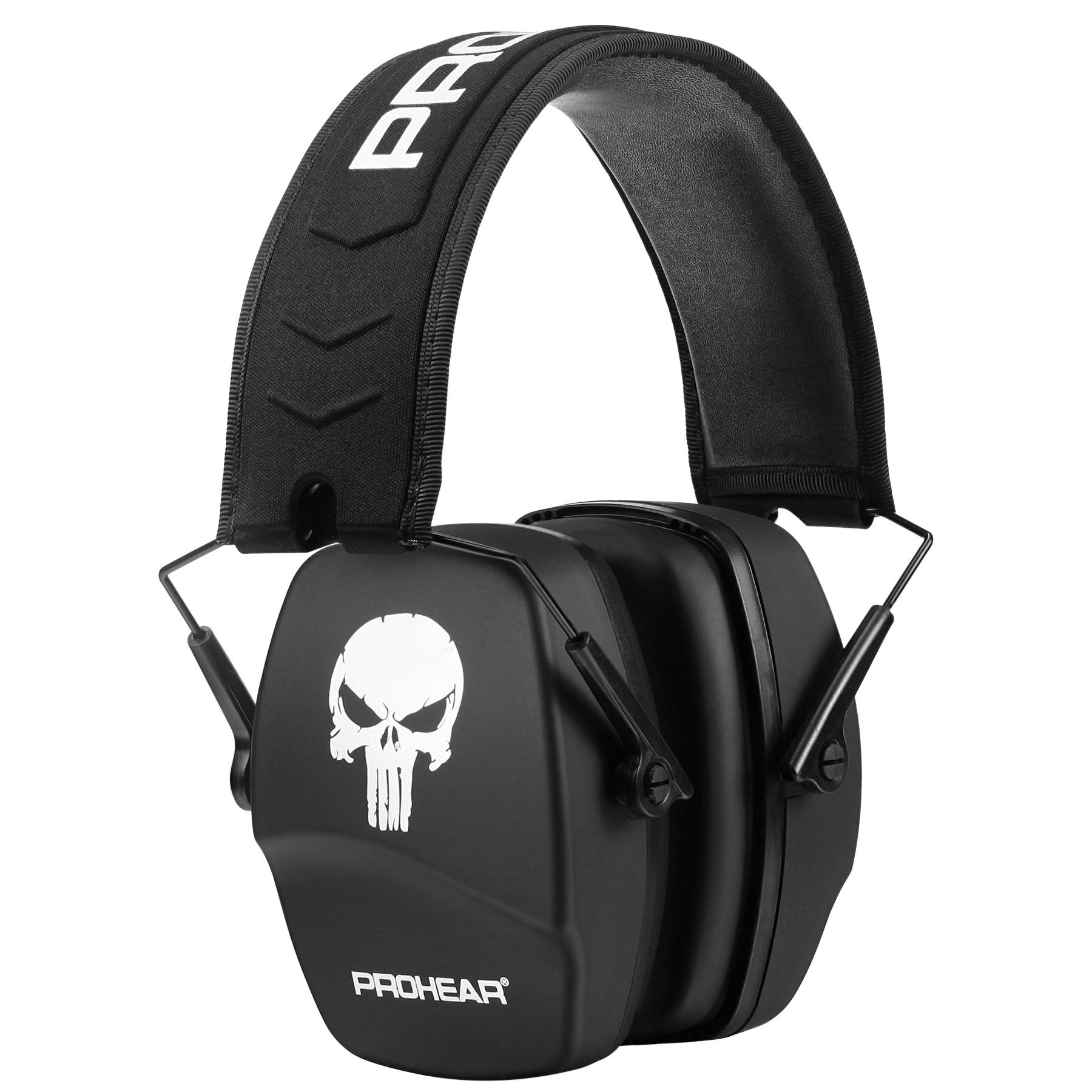 Noise Cancelling Sound Proof ANSI Certified Foldable Earmuff for Outdoor Sports Shooting Hearing Protection (Black,25dB) чёрный