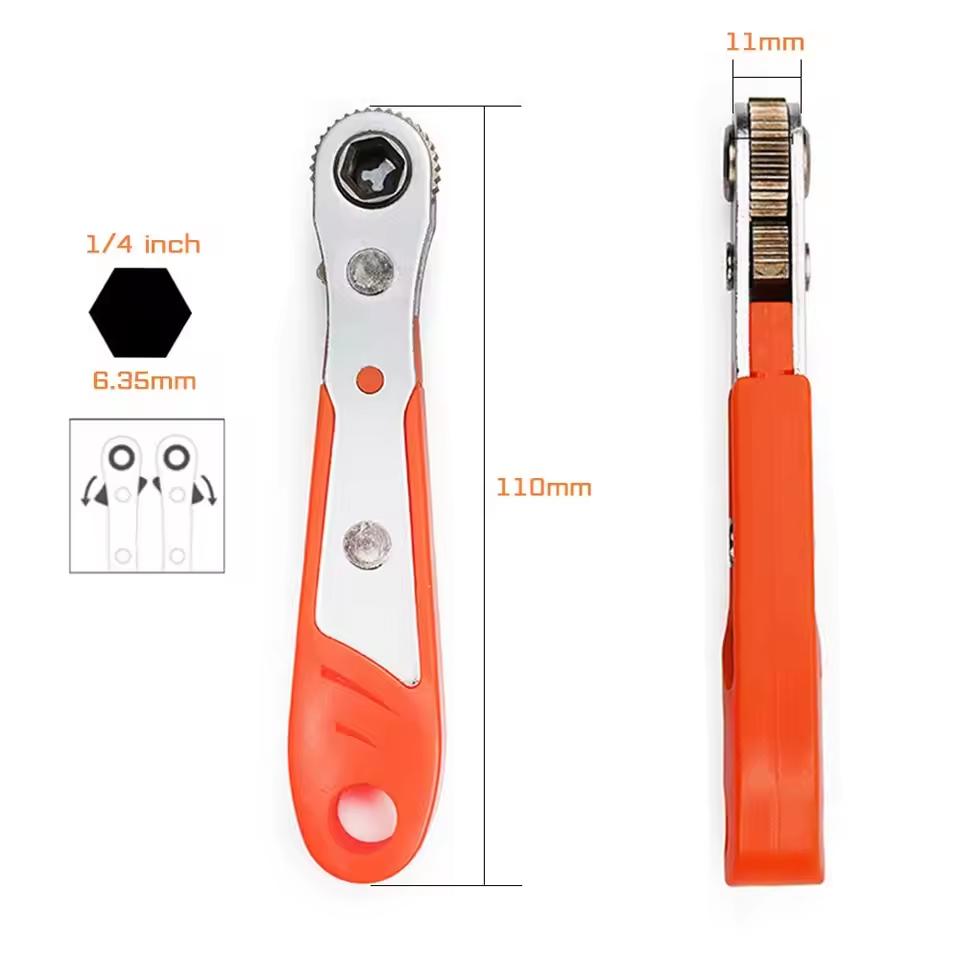 

Multifunction Ratchet Screwdriver Set, Elbow Adapter, Right-Angle Bits for Narrow Spaces, Motor/Motorcycle Use