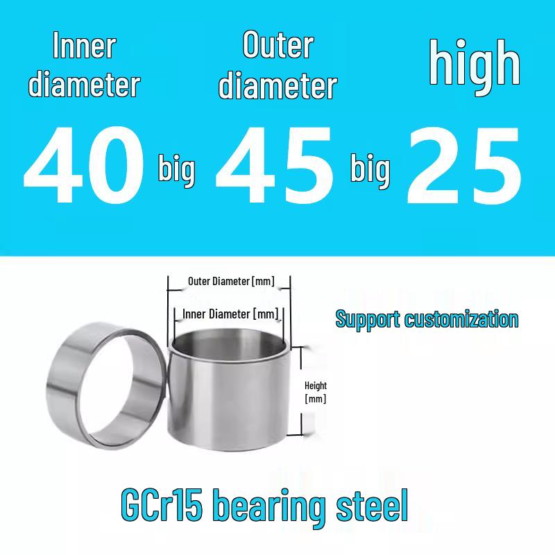 Steel Shaft Sleeve: Inner Diameter 30, Outer Spacer 48/50, Wear-Resistant for Removal and Guide Applications (Inner 35/37/38).
