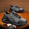 Hiking Shoes Men's Autumn and Winter Outdoor Sports Shoes Leather Surface Low-top Hiking Shoes Small
