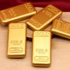 Gold Sand Simulation Large Gold Bar Ornament - Solid Metal Prop