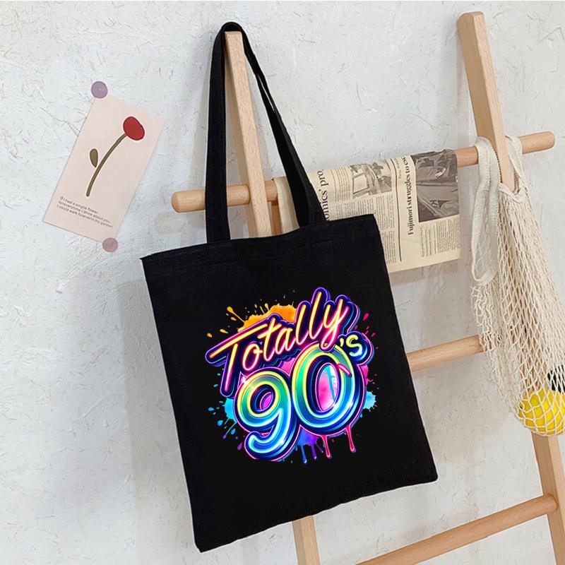 Módní trend I Love The 80s Tištěná Přenosná Taška přes Rameno pro dojíždění Ležérní Jednoduchá Taška