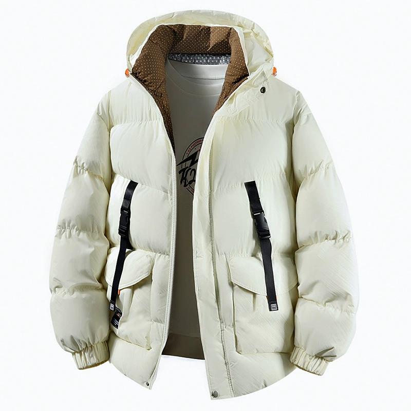Graphene Warm Cotton Coat Men's Thick Cotton Coat Hooded Winter Cotton Jacket Plus Size Coat