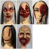 Scary Halloween Ghost Latex Horror Mask Cosplay Props Rotten Face Headgear